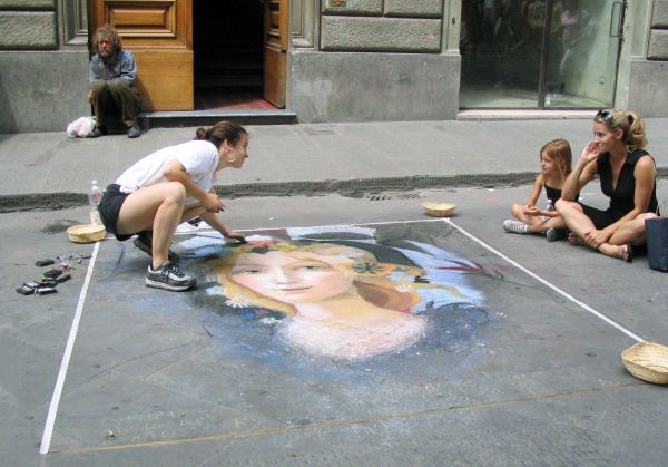 Impressive street artist